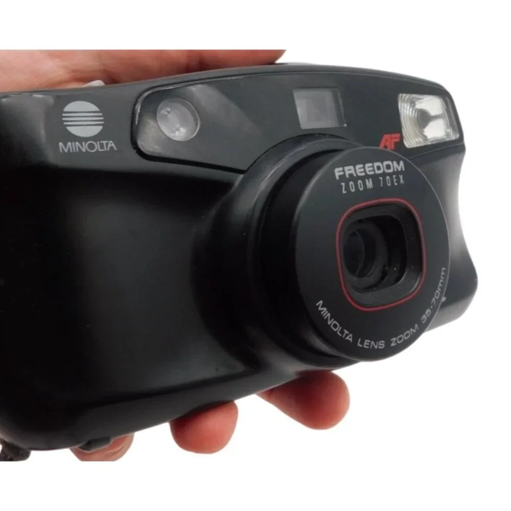 Vintage Minolta Freedom Zoom 70EX 35MM Film Camera Battery Tested